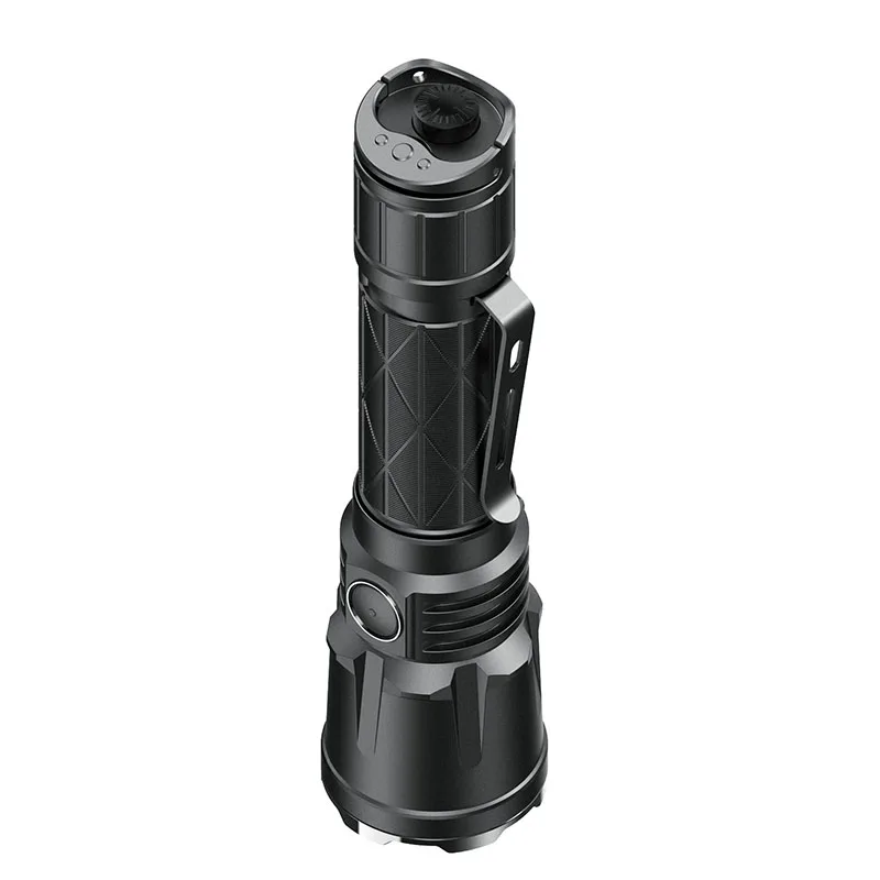 Klarus XT21X Pro Tactical Flashlight with 21700 Battery, 4400 Lumens 336m Beam Distance,Patented Tail Dual-Switch,ITS Protection