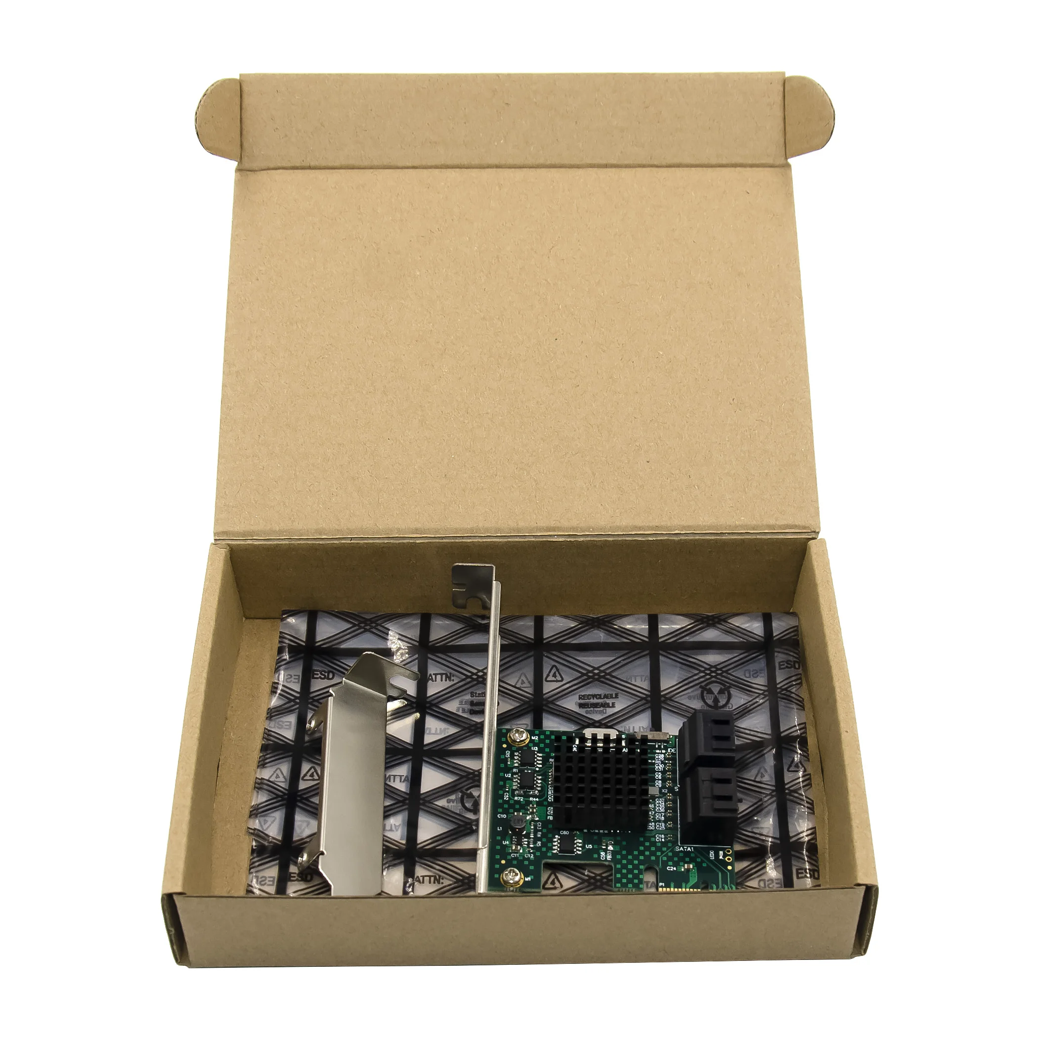 Sunweit ST540 ASM1061 PCI-E 4 ports SATA 3.0 vers PCIe X1 GEN3 carte adaptateur d'extension contrôleur SATA