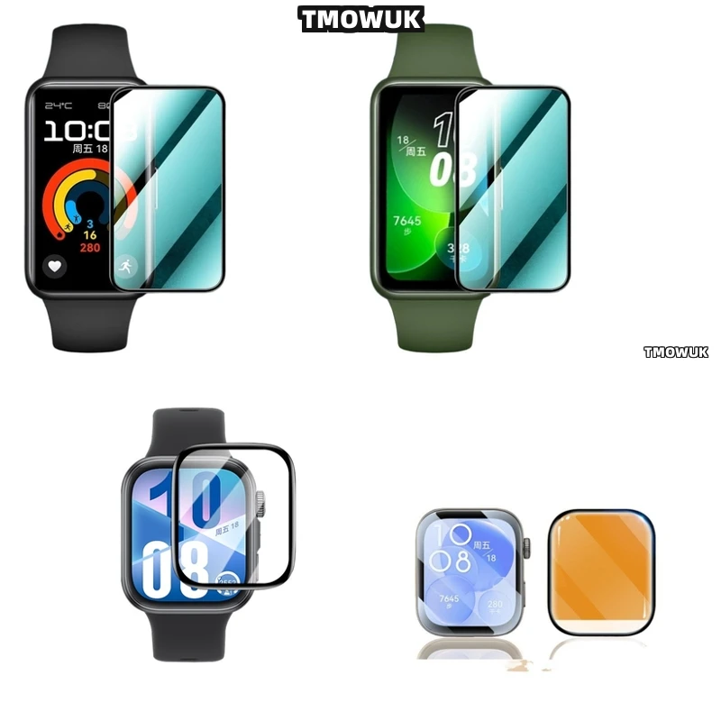 

For Huawei Band 6 7 8 9 10 B6 B7 Watch D2 Fit 3 4 Pro SE, Easy Removal Film.