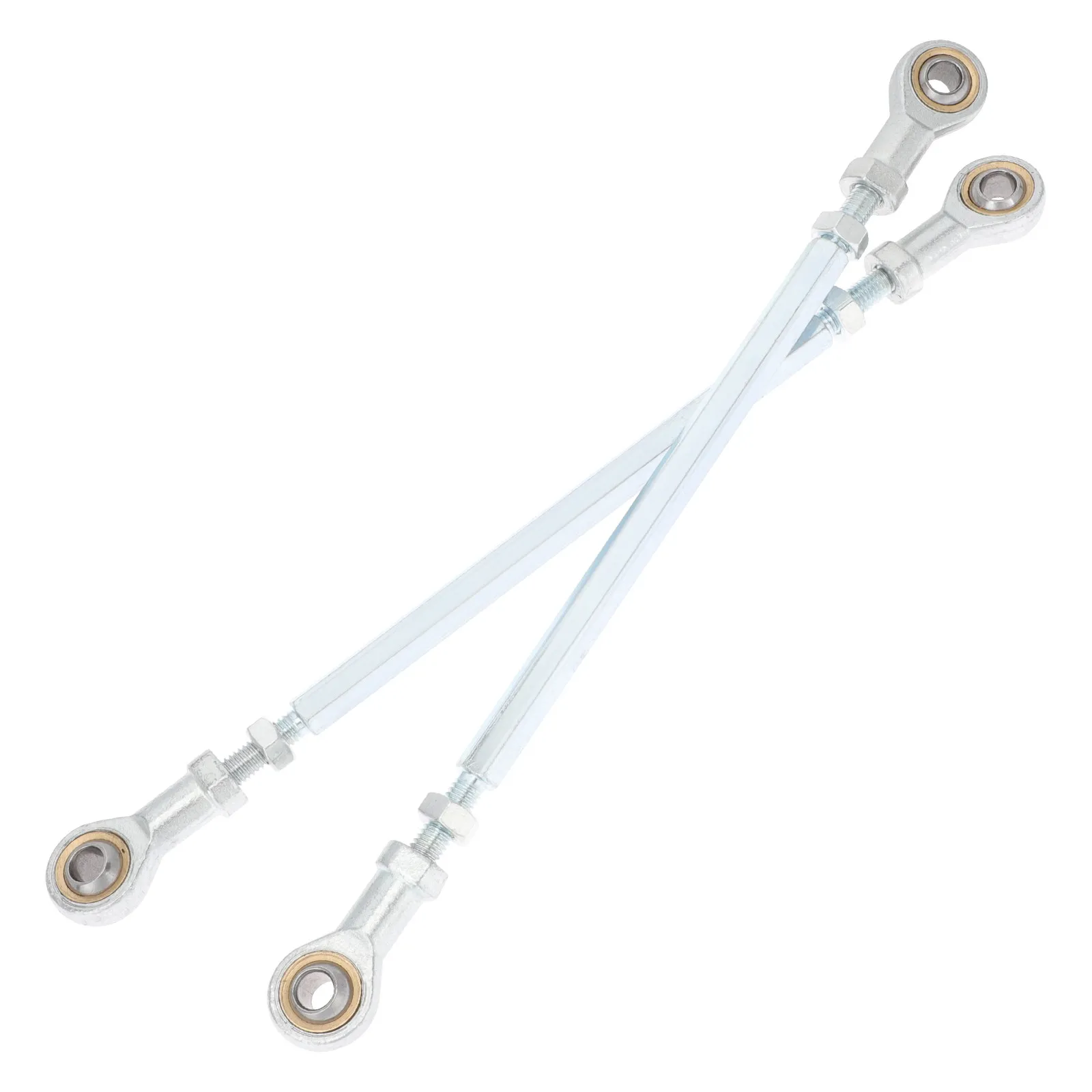 

2Pcs High Durability Steering Tie Rod End Stainless Steel Ball Joint for Modified Atvs Go Karts Four Wheelers Smooth Steering