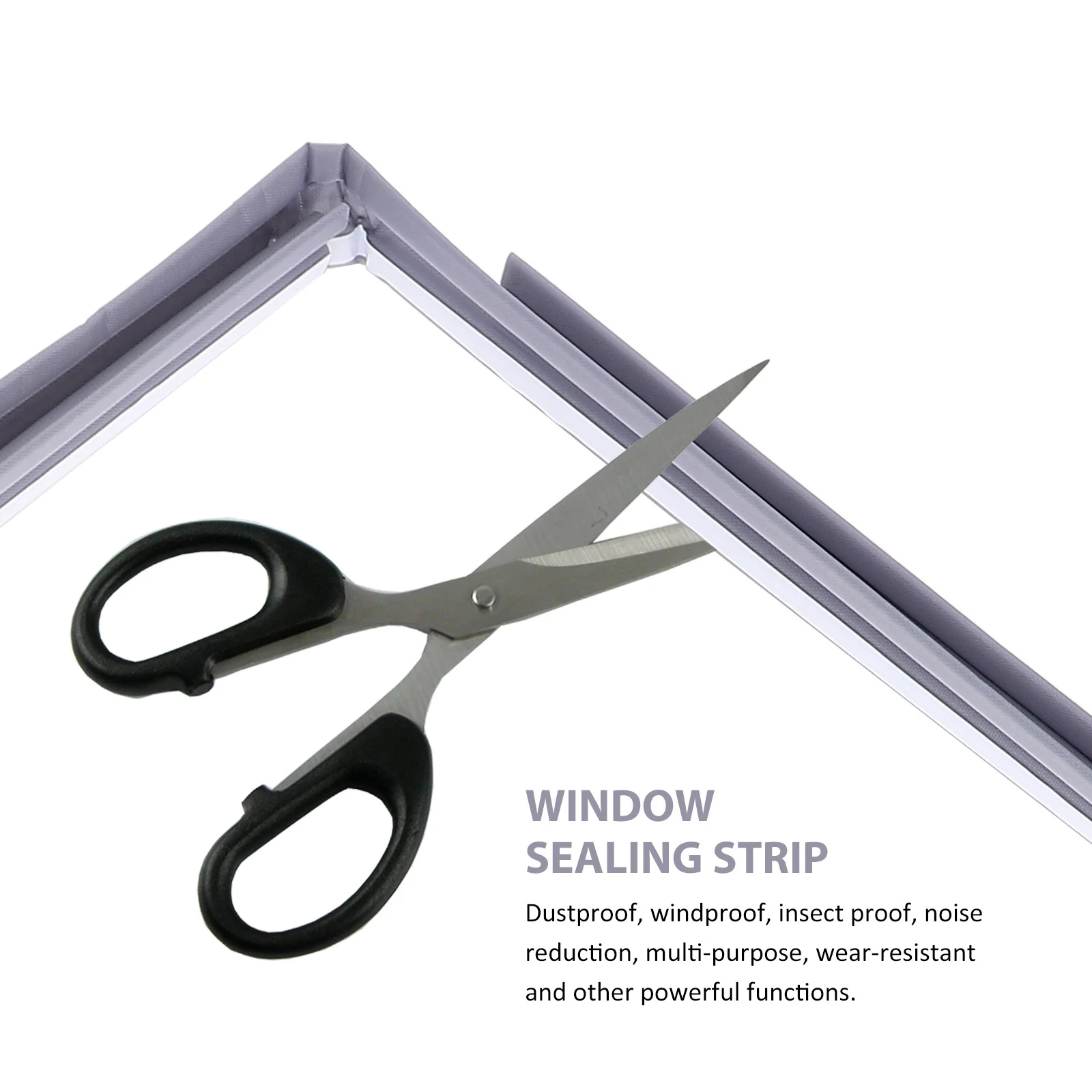 1 rotolo di nastro autoadesivo per sigillare il fondo della porta, nastro in schiuma per gli spazi vuoti delle porte della finestra, antipolvere, antivento, riduzione del rumore, a prova di insetti