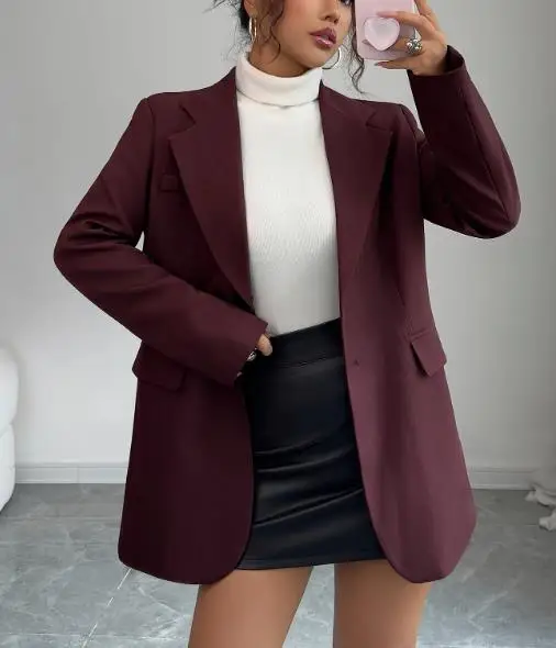 Frauen Jacke2025 Herbst/winter Neueste Heißer Verkauf Stil Casual Elegante Neue Mode Freizeit Urlaub Anzug Top frauen tragen