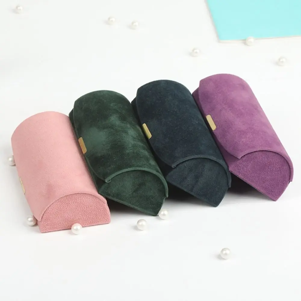 

Travel Jewelry Display Tray Solid Color Jewelry Case Container Finger Ring Box Velvet Portable Earring Box Women Jewelry Box