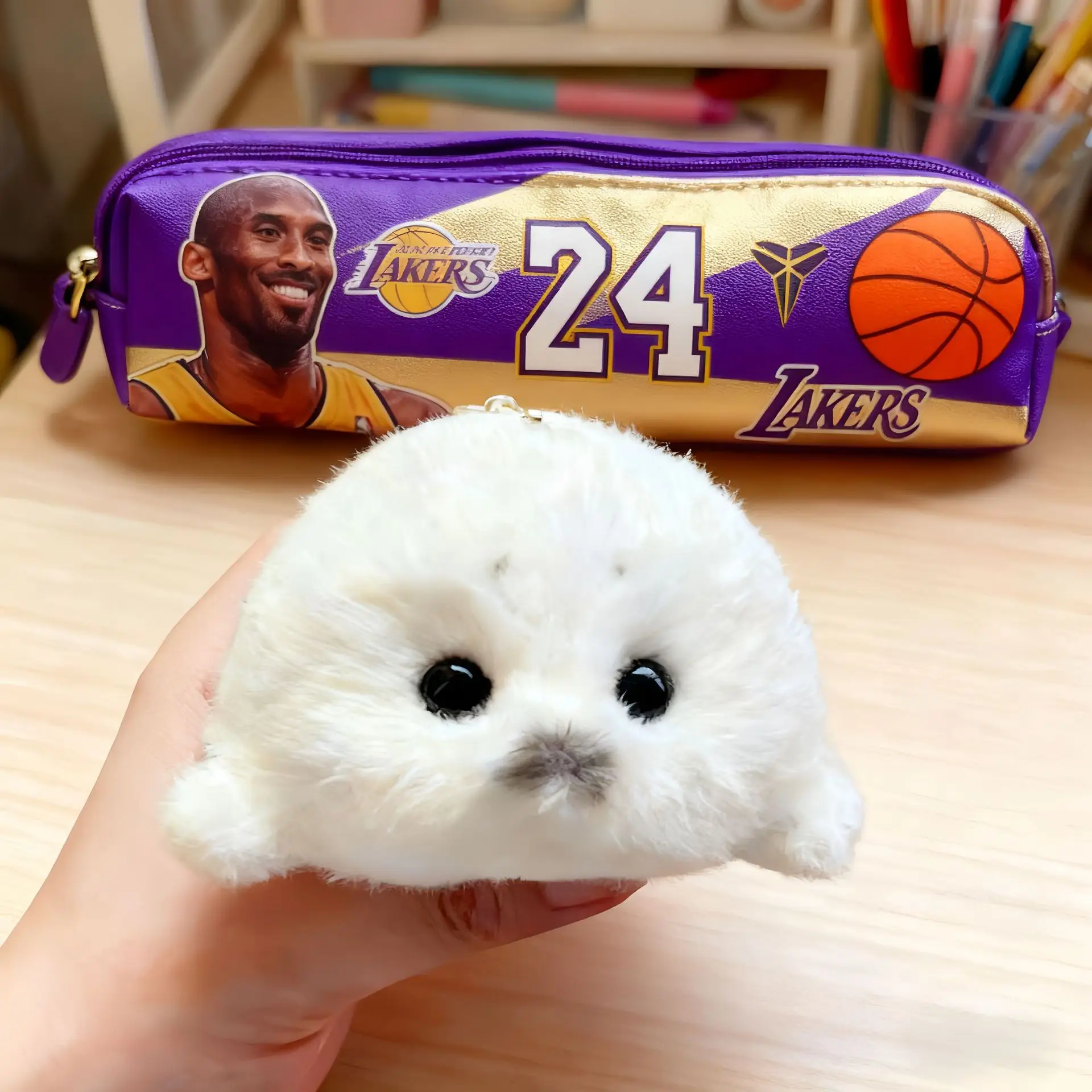 

Cute Baby Seal Doll Plush Toy Pendant Simulation Ocean Toy Souvenir Seal Pendant Gift Doll Bag Pendant