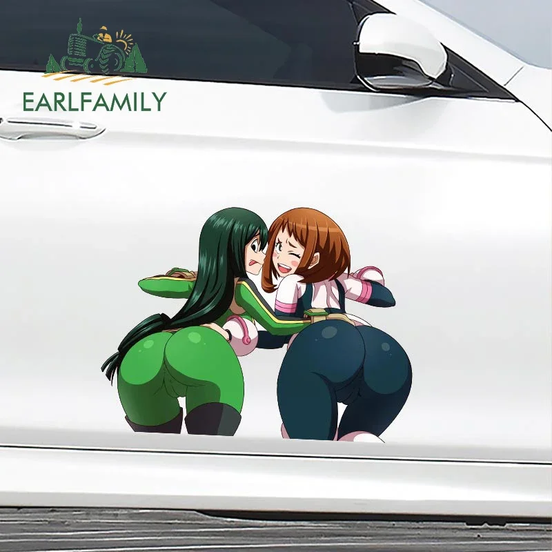 

EARLFAMILY 43 см x 32 см для мультяшных Hentai Ass Big Car Sticker граффити виниловая Водонепроницаемая наклейка для ноутбука аниме Campervan солнцезащитный