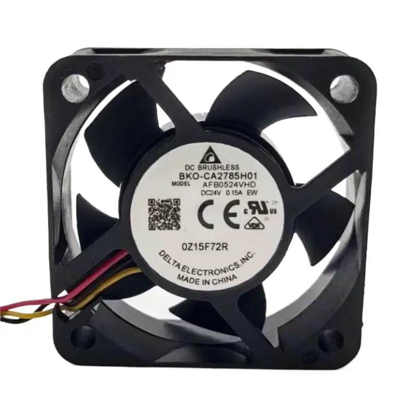 50mm DC Fan For Delta AFB0524VHD 50x50x20mm 24V 0.15A Dual Ball Bearing Fan for Inverter with Speed Sensor