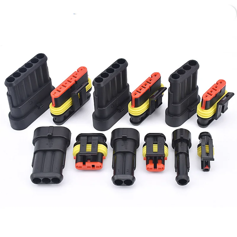 1/2/3/4/5/6 Pin Way pins for Car Waterproof Electrical Auto Connector Male Female Connector Plug Wire harness for Car Motorcycle