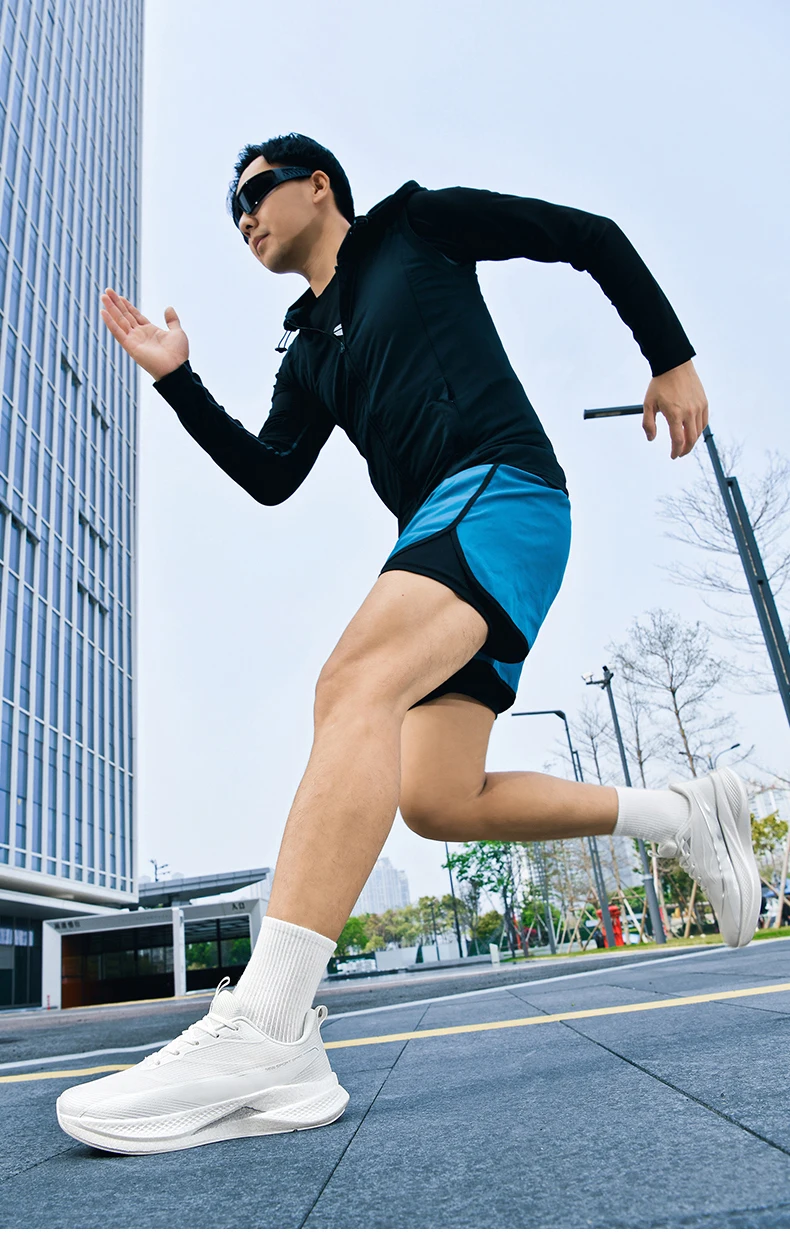 Weiße Marathon-Laufschuhe für Herren, spezielle Sportschuhe, atmungsaktive Turnschuhe, gepolsterte Turnschuhe für Rennen, Joggen, Outdoor, Tennis, Sportschuhe – Detail 25
