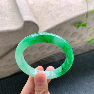 

Natural Myanmar Jade Jade 54mm-62mm bracelet Princess jewelry bracelet send mom send girlfriend gift