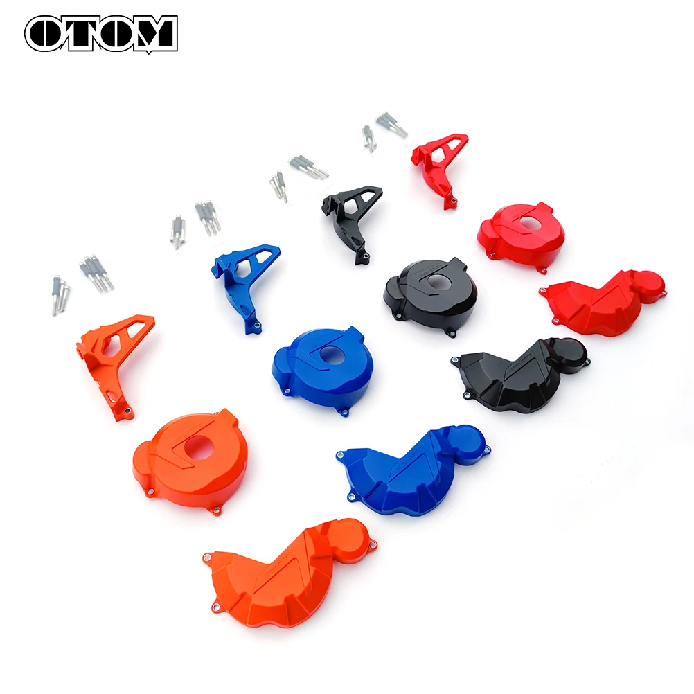 OTOM Motorcycle CB250-F Engine Guard Cover For ZONGSHEN KAYO GUIZUN BOSUER BSE Magnetic Motor Protection Clutch Driver Sprocket