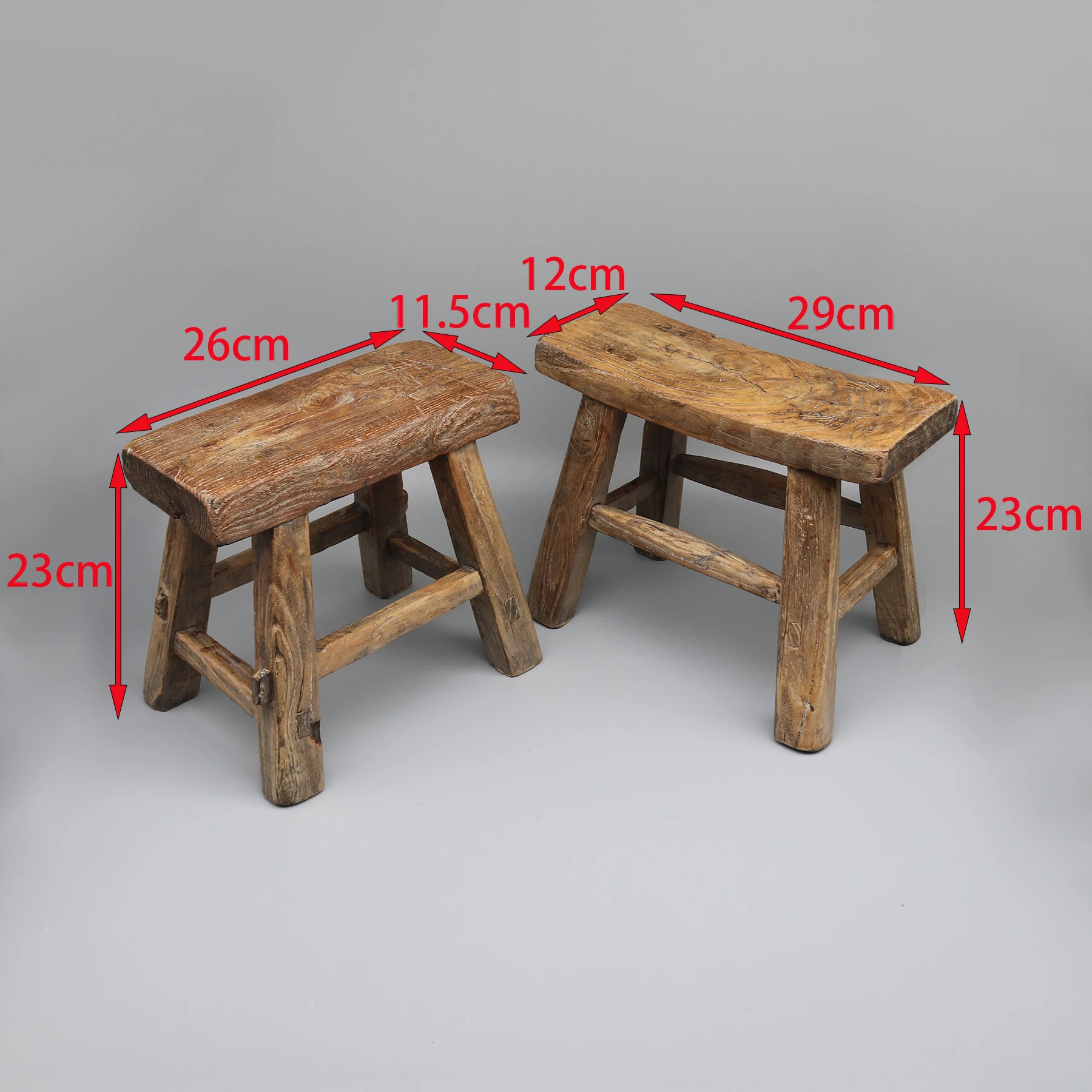 Little Kichen Stool from Northern China, Mini Bathroom Bench