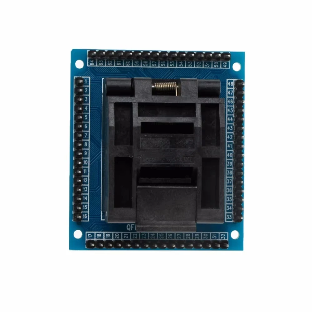 QFP64 TQFP64 LQFP64 Socket adapter IC test socket burning 0.5m programmer STM32 QFP64 Socket Conversion Block