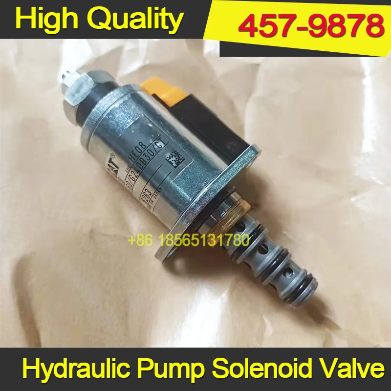 High Quality E330D E336D Hydraulic Pump Solenoid Valve 457-9878 4579878 for Caterpillar Excavator Parts