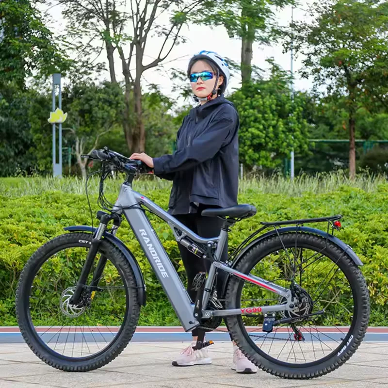 

STLF DZ WJW Advanced Eu Warehouse 1000w 21speed Sport Ebike 48V 17AH Long Range Full Suspension Mountain Electric Bikes for Adul