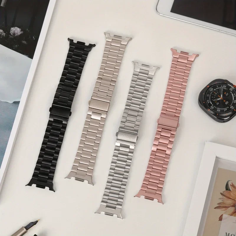 Stainless Steel Strap For Samsung Galaxy Watch 8 classic 46mm Metal Watchband Bracelet Correa For Samsung Watch 8 40mm 44mm band