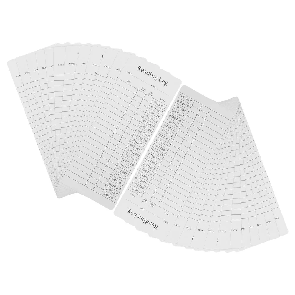

30 Pcs Read List Bookmark Reading Tracking Bookmarks Log Tracker Page Holders for Vintage