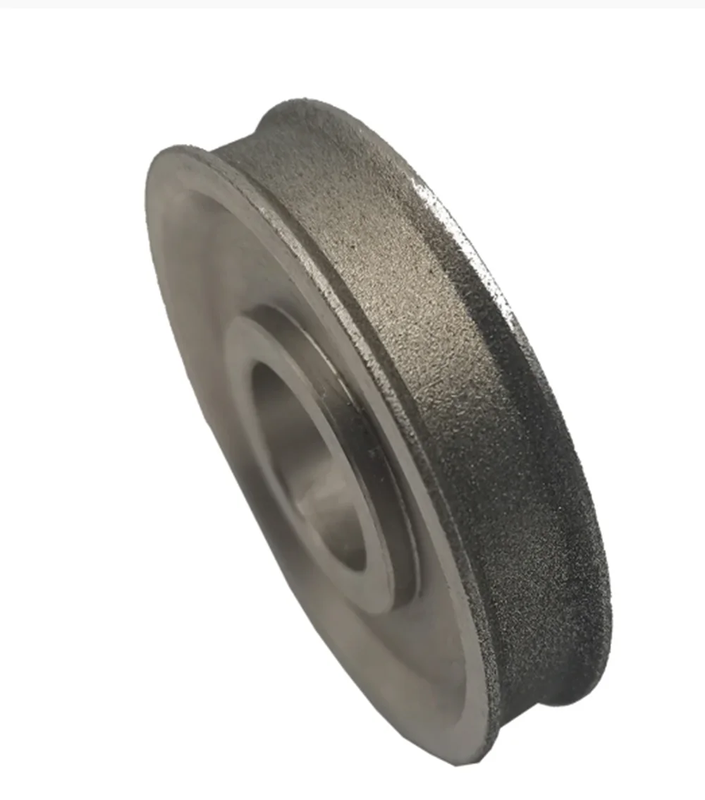 Lucidatrice a disco per smerigliatrice con foro da 22 mm per piccola smerigliatrice elettrica portatile per pietra, strumento per vetro con bordo arrotondato a linea diretta
