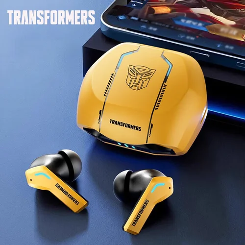 Imagen 1 del producto Transformers TF-T06 auriculares Bluetooth 5,3 modo Dual reducción de ruido auriculares para videojuegos auriculares HIFI conexión estable