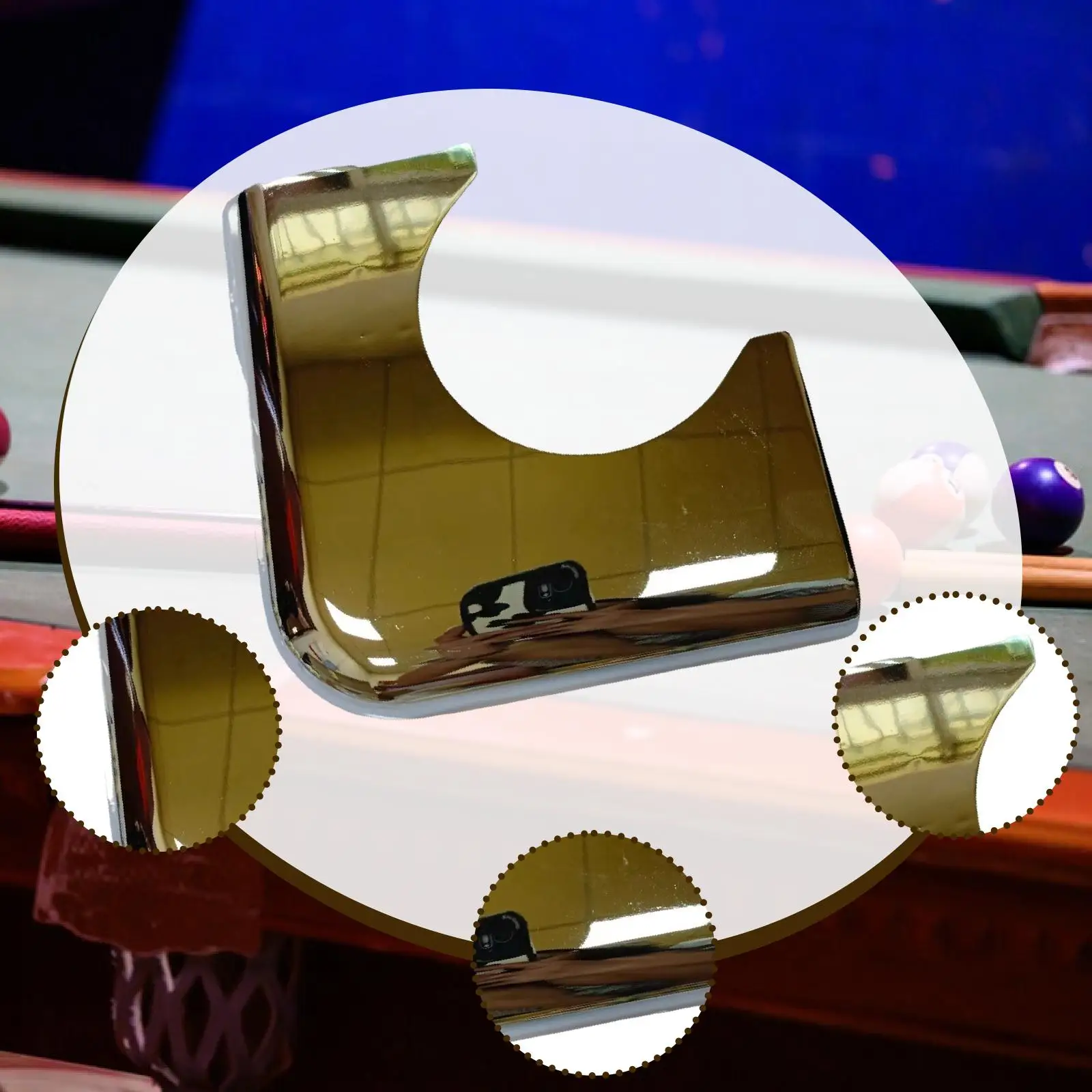 Durable Alloy Pool Table Corner Guard Replacement Billiard Protection Cap Table Accessories for Recreation Room