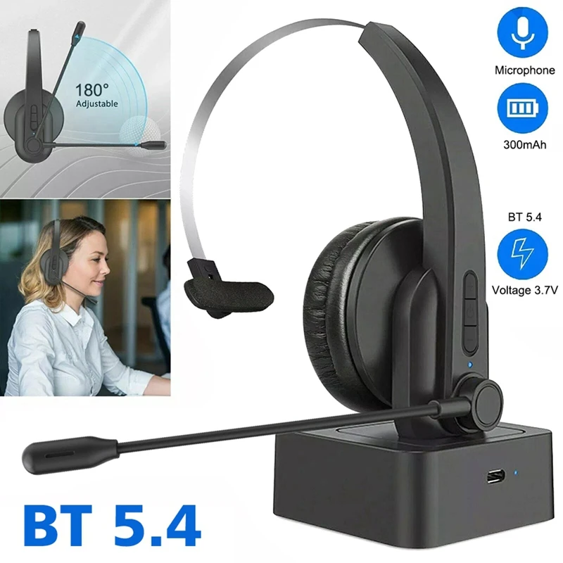 Super Sale 2.4G and Bluetooth Dual Mode Wireless Headset with Mic Wireless