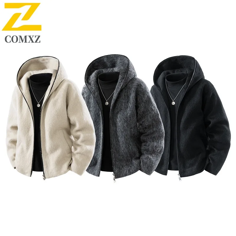 

COMXZ мужские куртки с несколькими карманами, водонепроницаемая ветрозащитная однотонная ветровка для приключений и охоты, куртка для кемпинга, пальто высокого качества