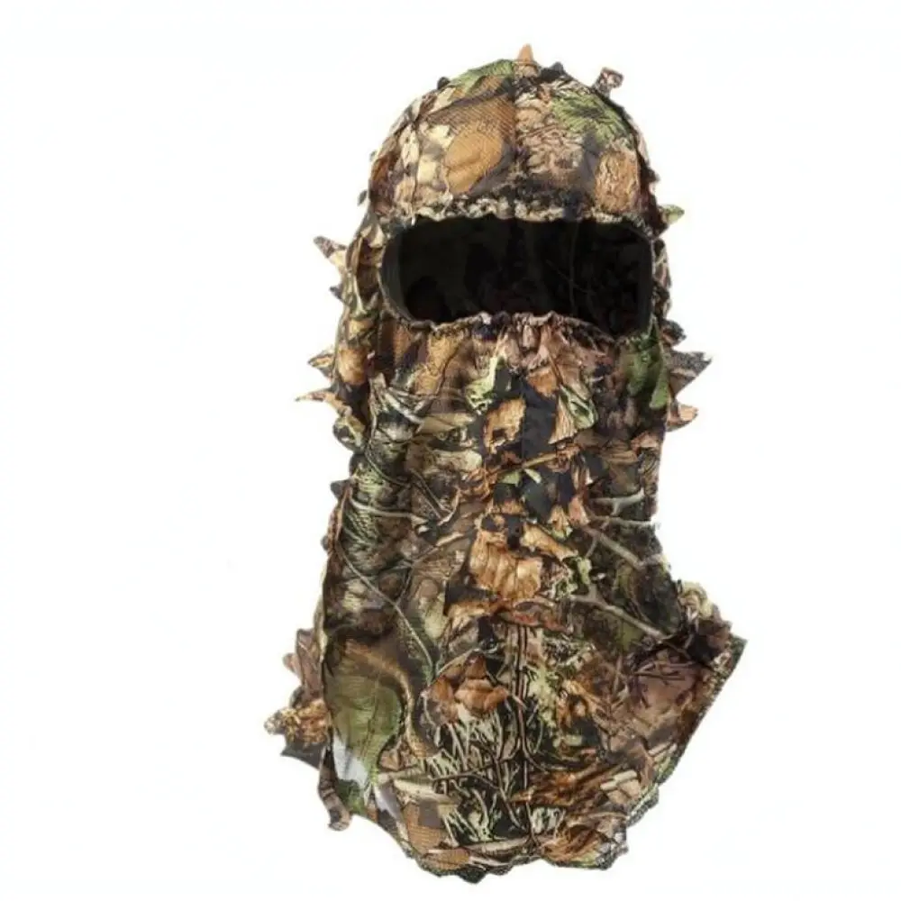 Breathable 3D Leafy Lightweight Tactical Ghillie Suit Realistic Hunting Apparel For Jungle Survival Training