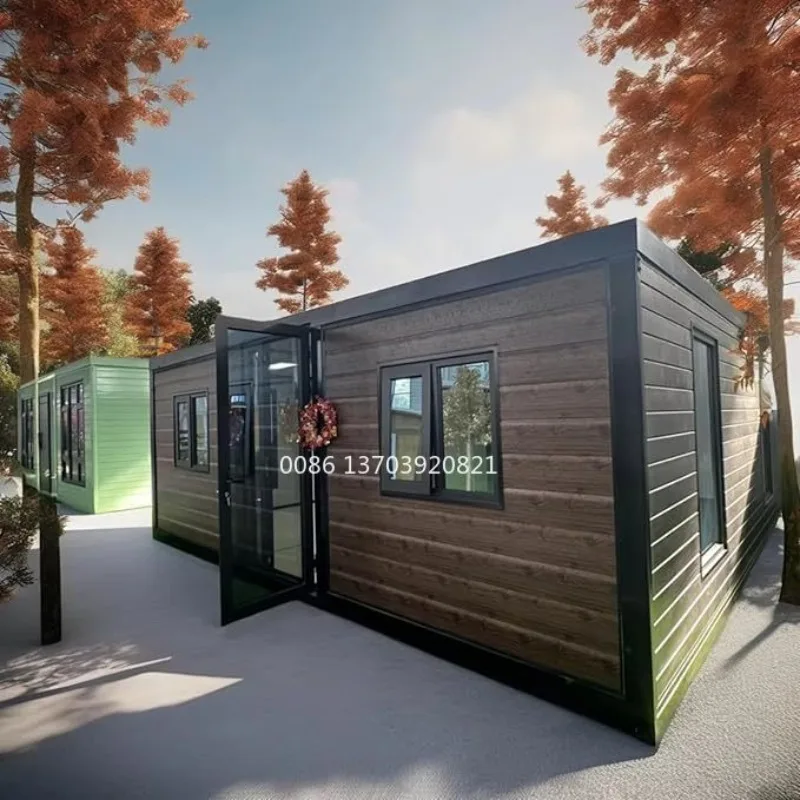 Modern Design 3 Bedroom Prefab Tiny House for Adults with 1 Kitchen for Container Home