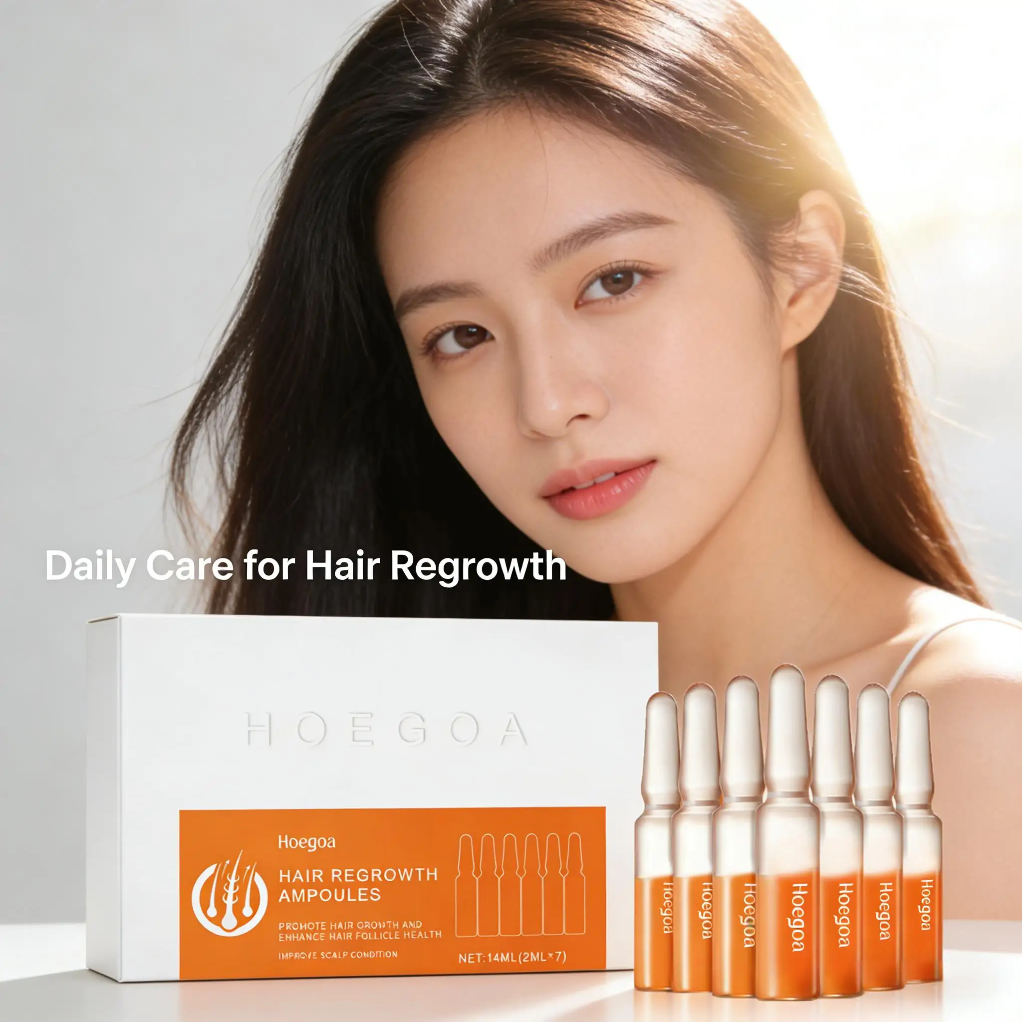 Hair Growth Ampoules Fast Growth Treatment Dry Split Reduce Hair Loss Repair Moisturize Nourish Scalps Roots Care Essential Oil