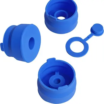 1/2個 5加侖水瓶蓋 戶外野餐桶蓋 可重複使用矽膠防漏瓶蓋 適用於55毫米瓶子 10 最佳銷售 普羅博特水瓶蓋 - №7