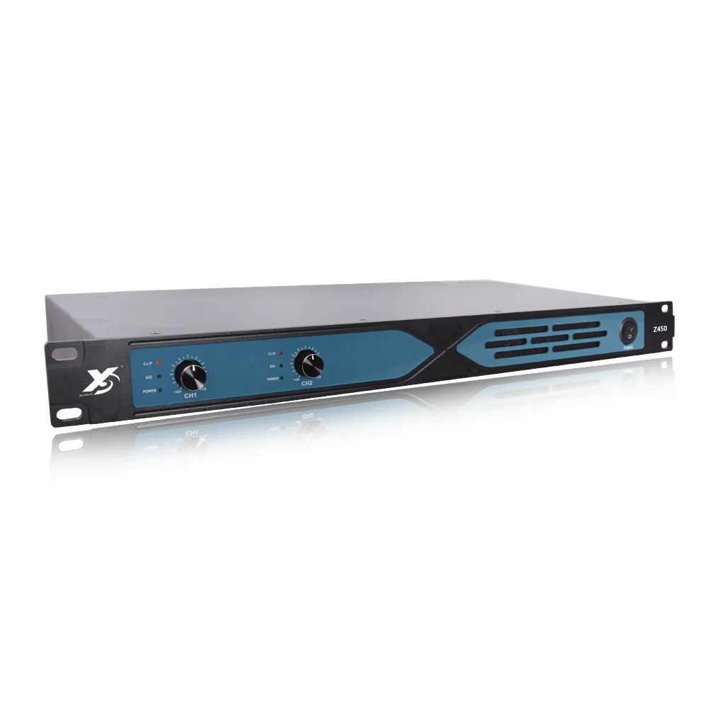 450W*2 RMS Class D Amplifier Professional 1u Size Audio 2-Channel Power Amplifier Switching