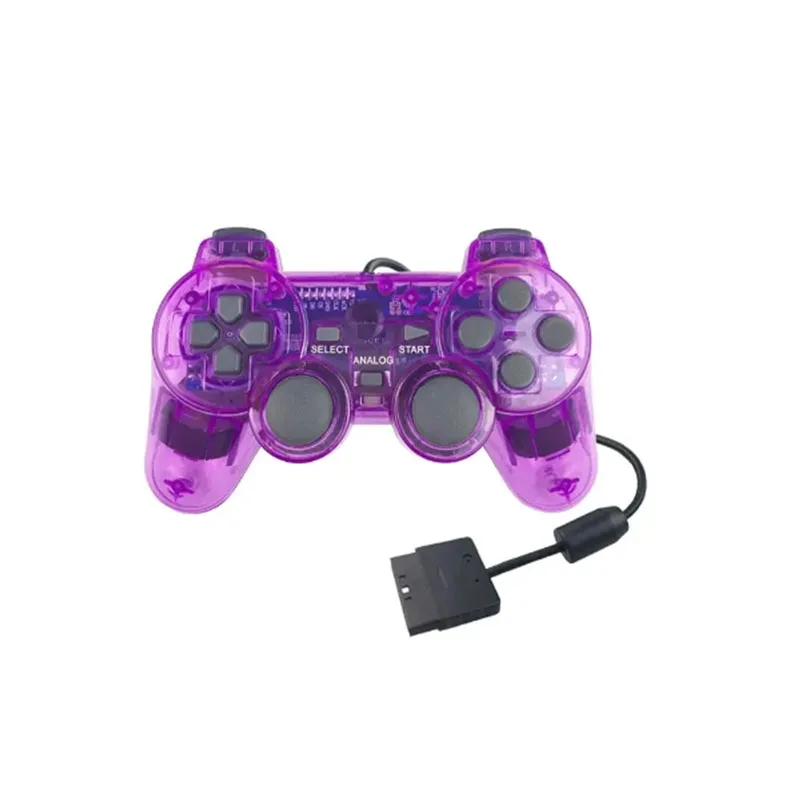 Wired Transparent Gamepad For PS2 Handle Remote Gaming Controller Joystick For PS2 Manette Joypad