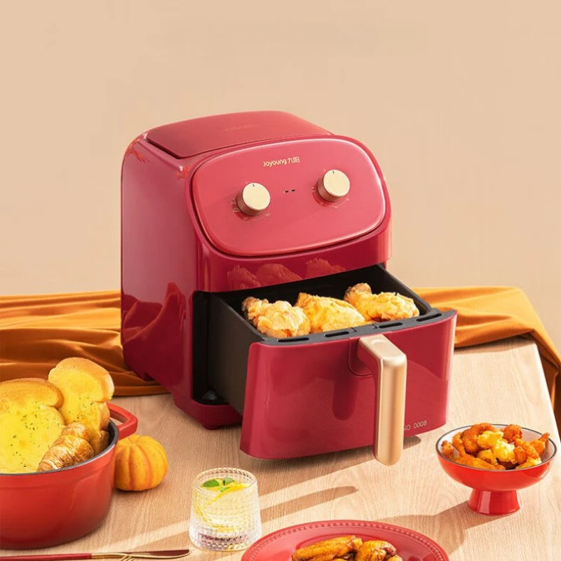 

Air fryer household large capacity multifunctional intelligent electric fryer time and temperature adjustable square