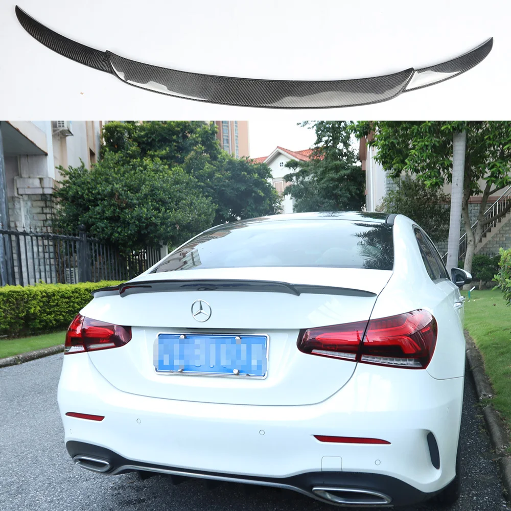 

For Mercedes-Benz A-Class W177 A200 A220 A250 A180 FRP/Real carbon fiber rear spoiler luggage wing modification 2018-2023