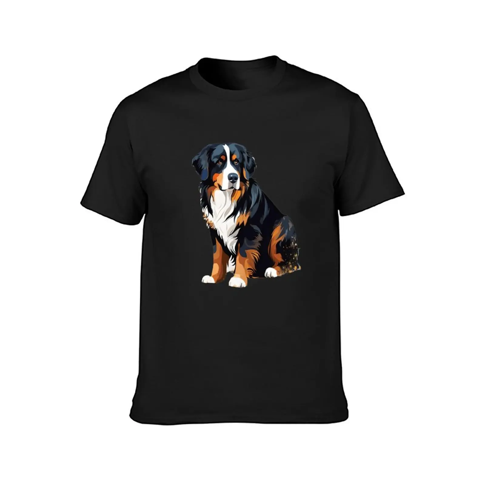 Bernese Mountain Dog - Single Stroke Bernese T-Shirt tees sweat plain quick drying black t shirts for men