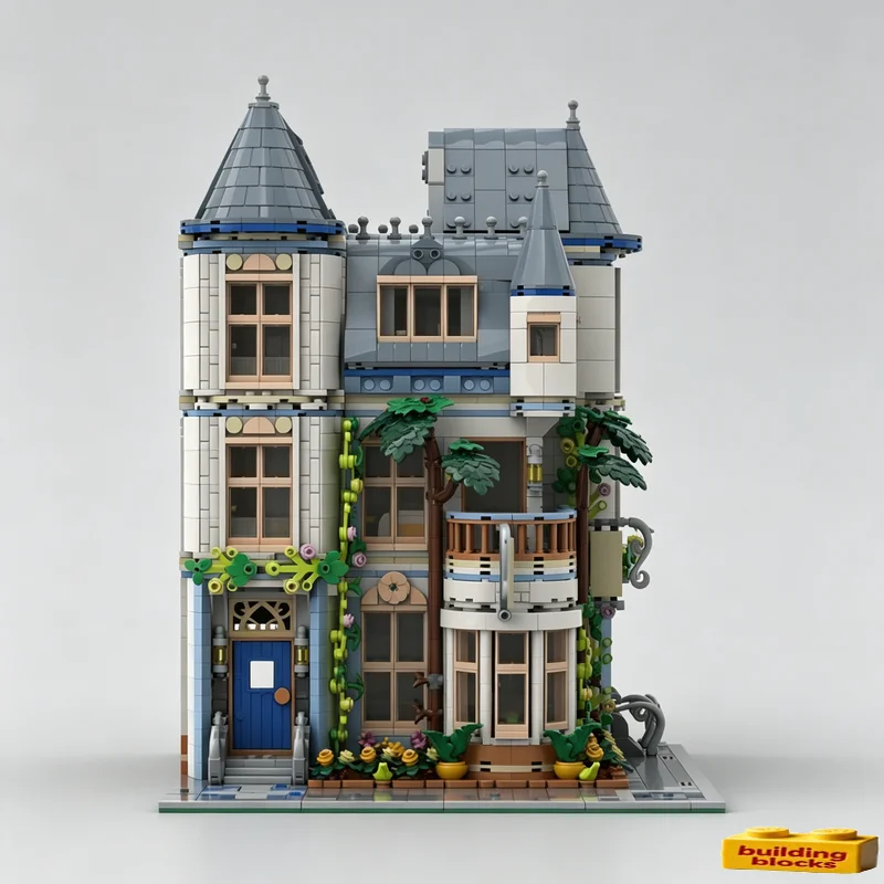 NEU 3009 Teile Eckburg Modular – Moc Modular Building Street View Bricks Bewertung und Preis