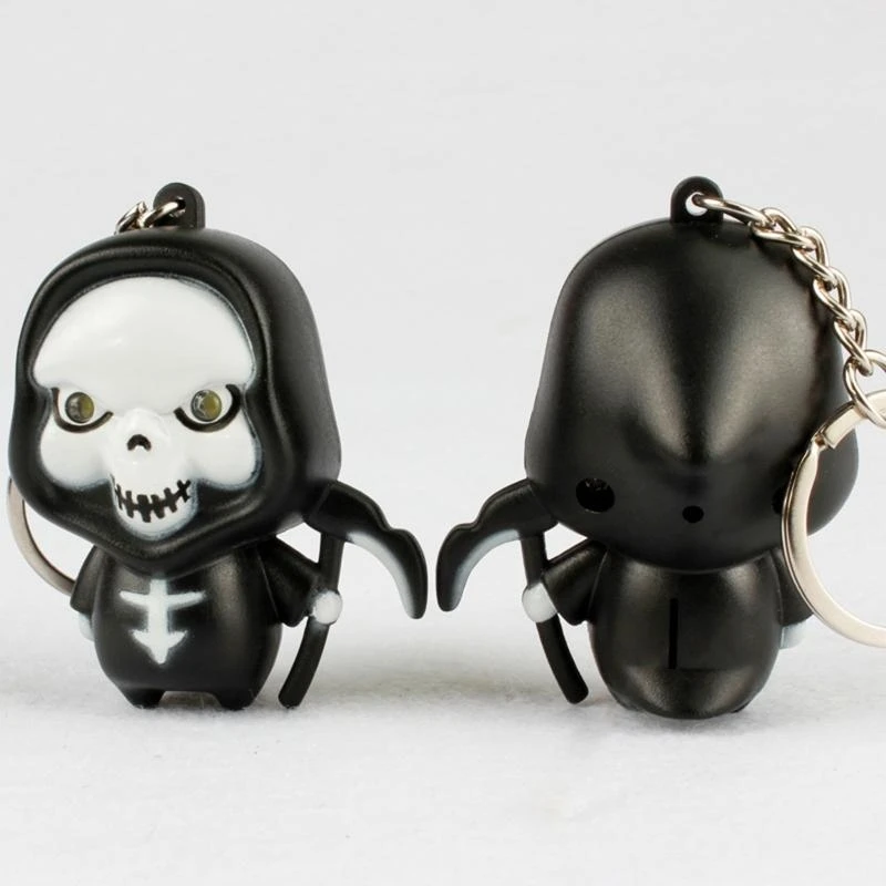 573B LED Keychain Squeaky Keychain Halloween Party for Tote Bag Charms