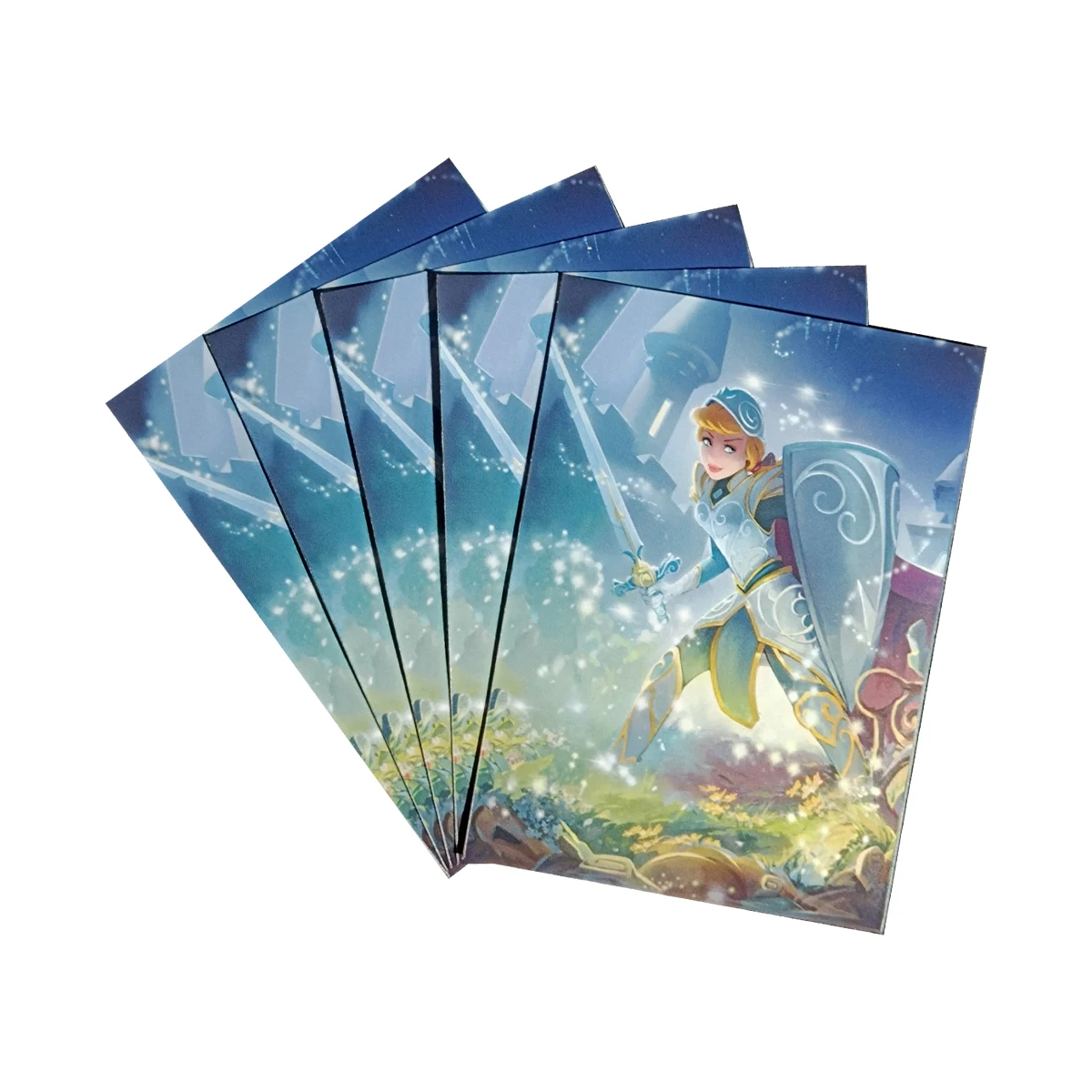 

60 шт. рукава для открыток Золушки 66x91 мм, подходят для TCG/волшебных/граммных карт, идеальные подарки на Рождество и Хэллоуин для коллекционера карт