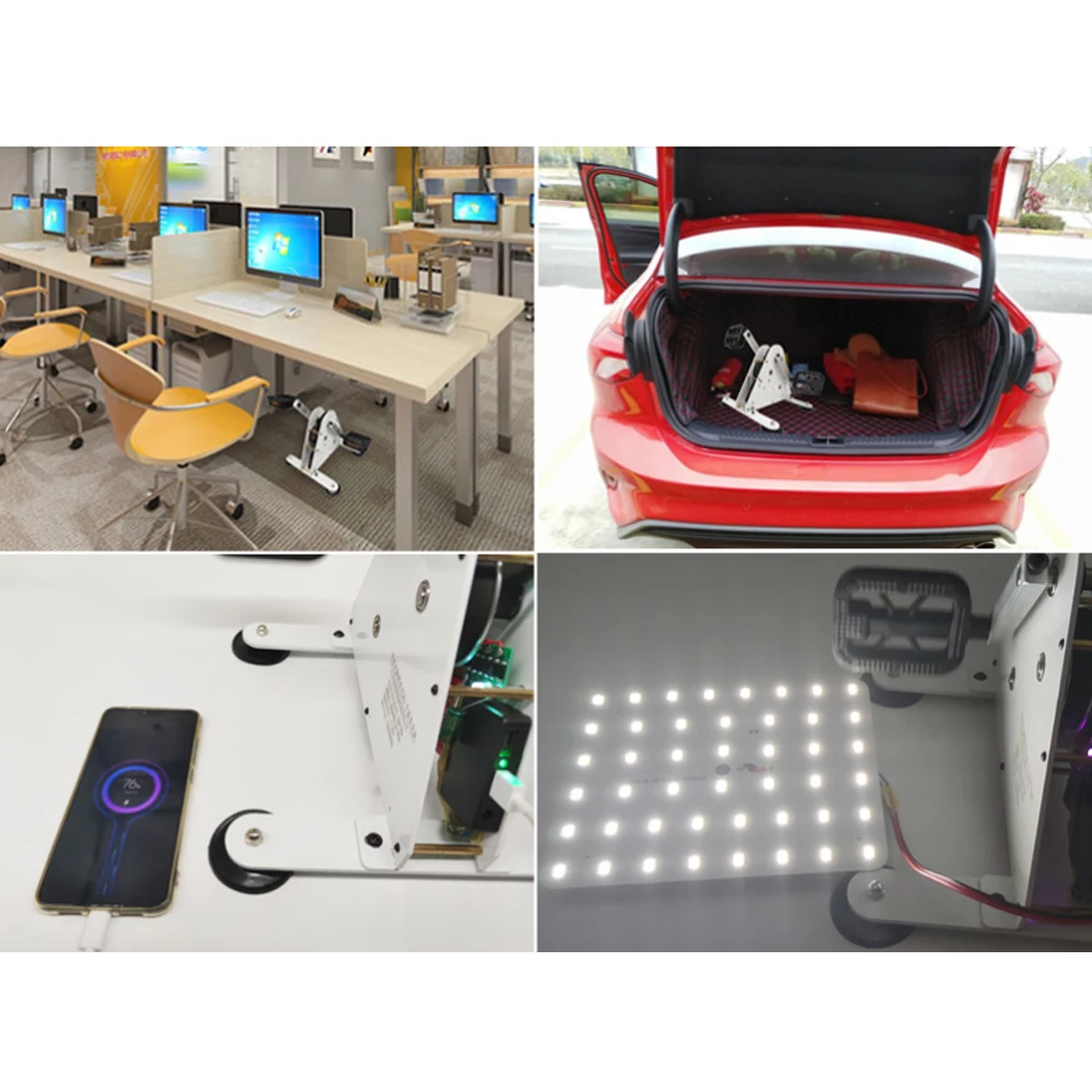 Generador de Pedal portátil, dispositivo de entrenamiento de rehabilitación, bicicleta giratoria, salida USB Dual, bricolaje, Fitness, generador operado por pies