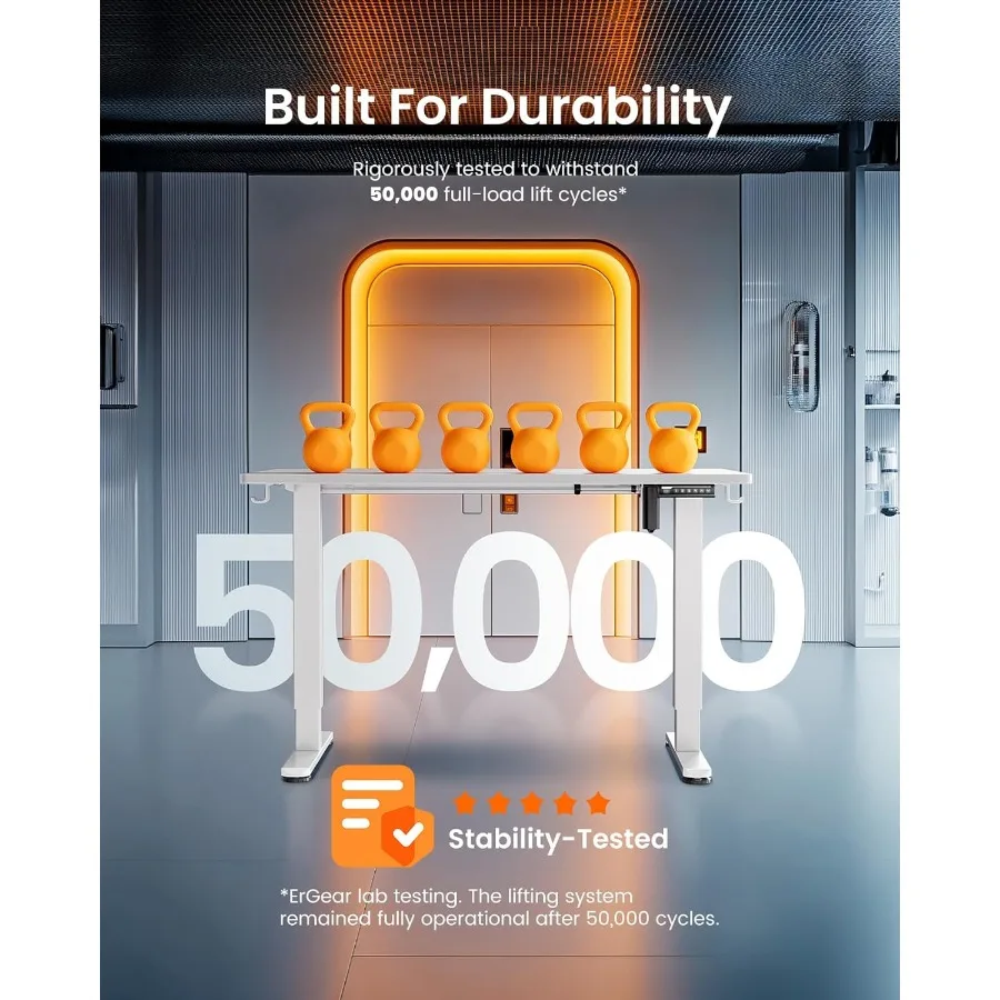 Электрический стол с регулируемой высотой, 71 x 30 дюймов, стол для сидения, для домашнего офиса, большая рабочая станция с функцией памяти