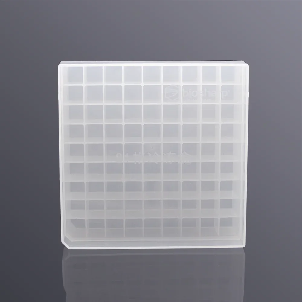 Biosharp Plastic Freezing/Cell Freezing Tube Box 2ml-50well 5ml-36well Ultra-low Temperature Liquid Nitrogen Laboratory Box