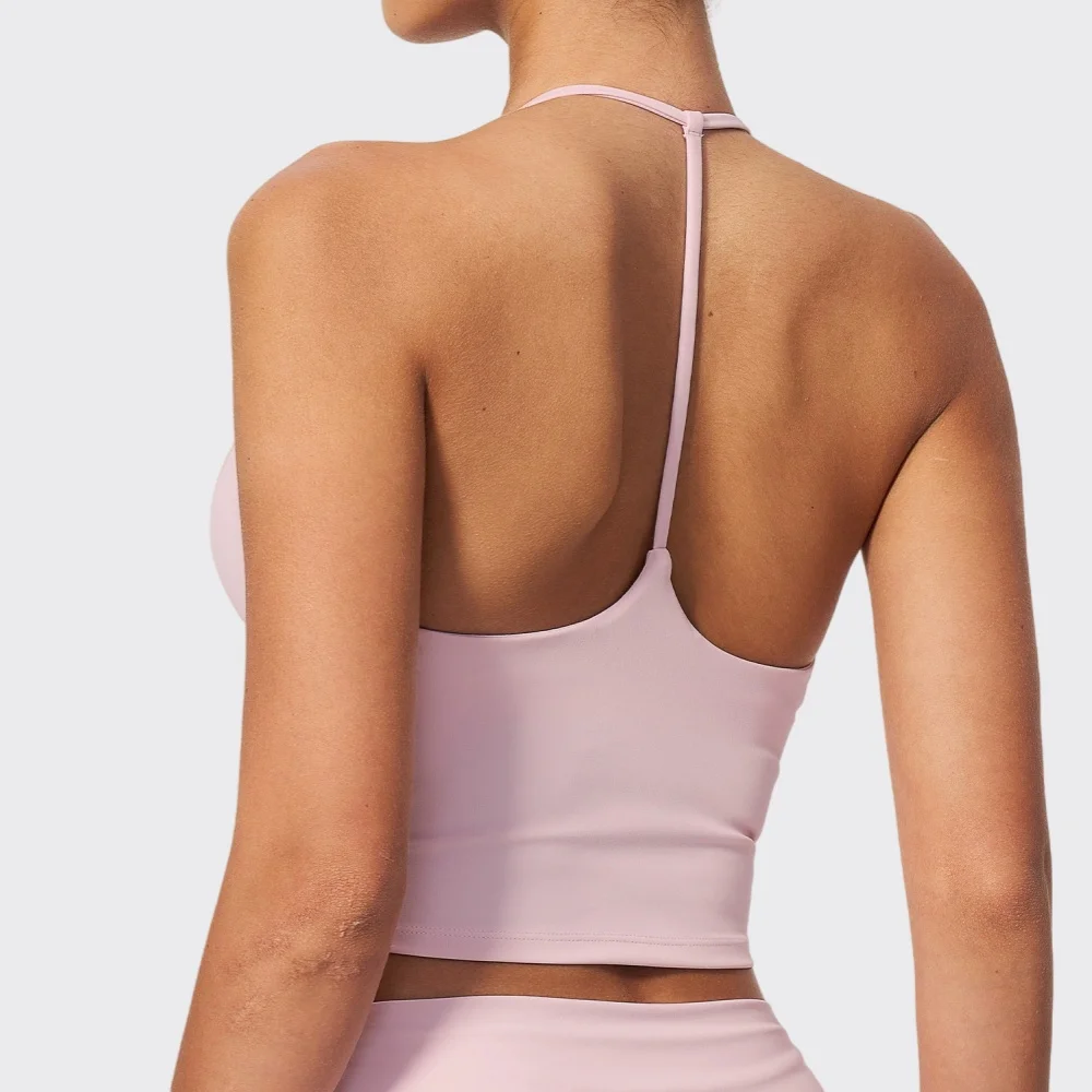 Women Yoga Vest Sport Bra Gym Clothing Fitness Push Up Sport Underwear Breathable Shockproof Workout Running Women Yoga Tank Top