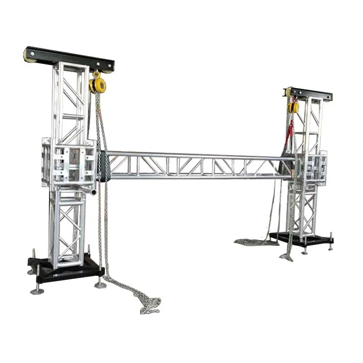 Gantry Truss System For LED Screen Heavy Loading Truss Aluminum Spigot Square Lighting Stage Truss On Sale