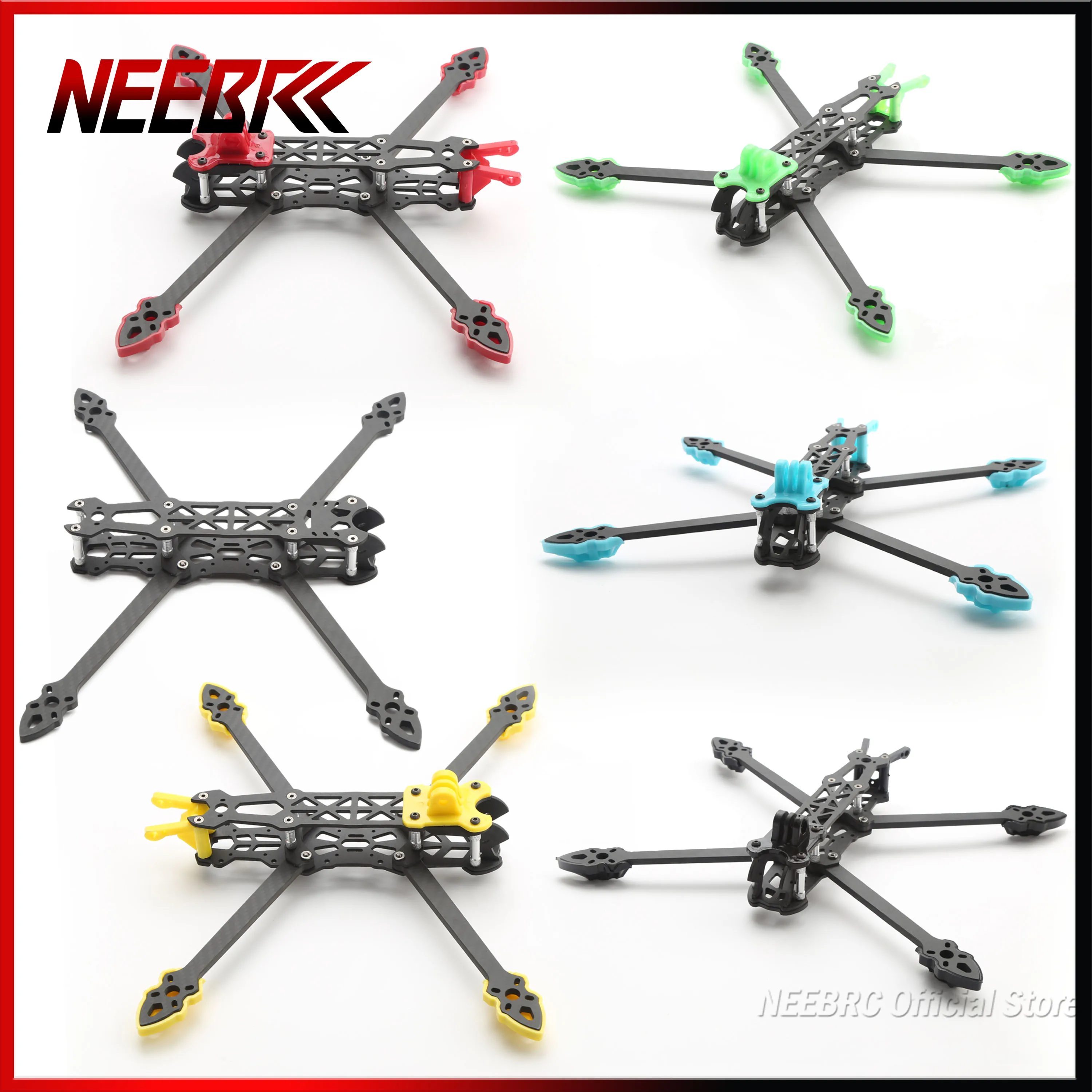 NEEBRC 7inch 295mm FPV Frame Carbon Fiber Kit for Mark4 RC Racing Drone Quadcopter Four-axle Aerial Model Plane Rack Freestyle