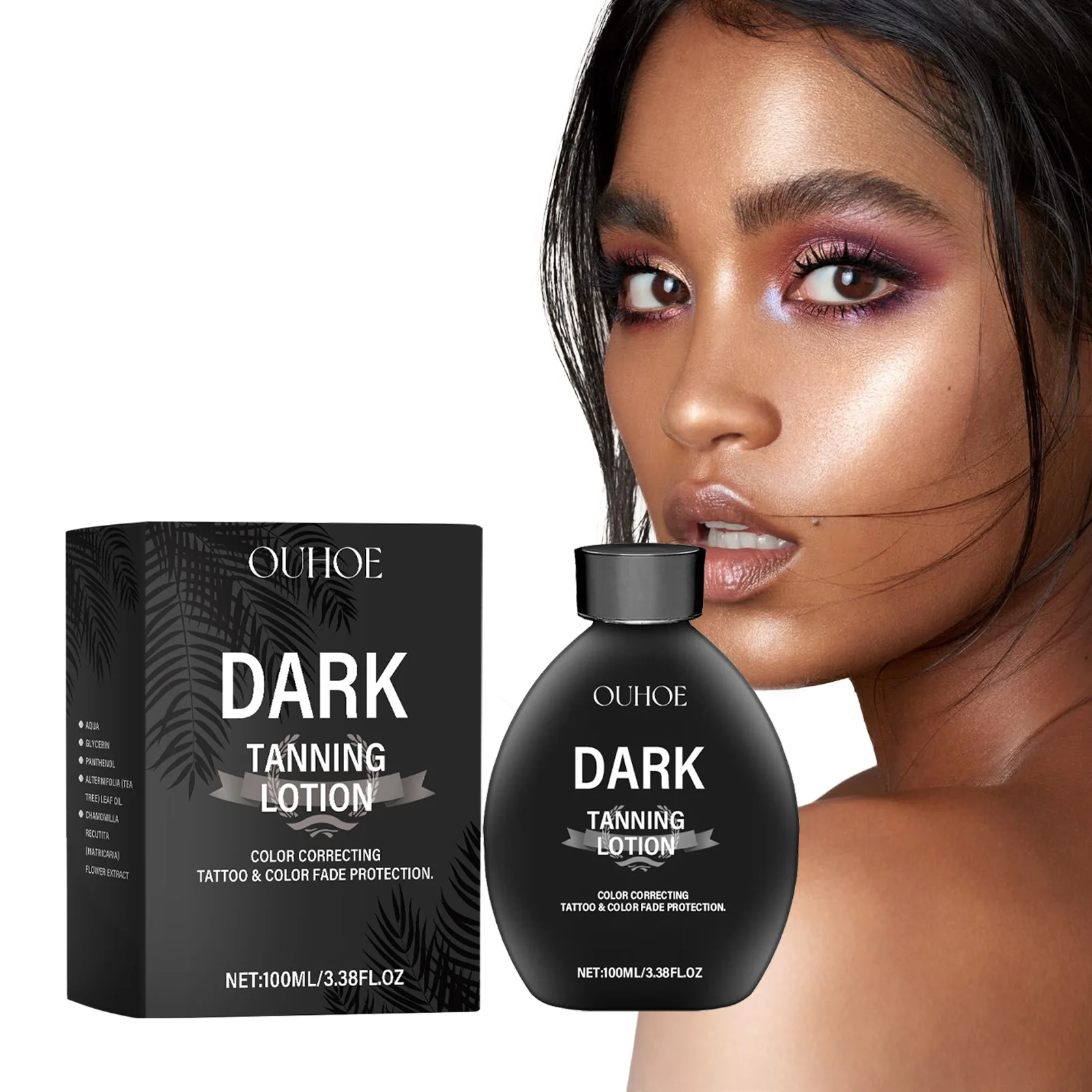 Loción aceleradora de bronceado, bronceador de verano, playa, solárium, bronceado, reparación de quemaduras solares, crema autobronceadora bronceadora de larga duración