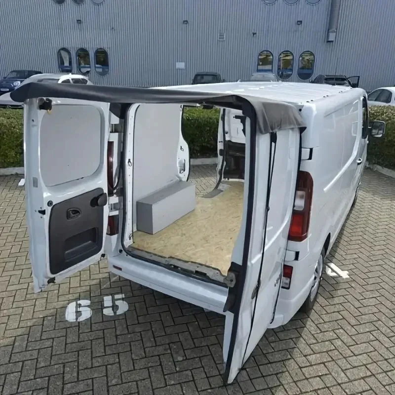 Toldo Universal Reforzado para Puerta Trasera de RV, Toldo Impermeable de Poliéster 600D, Protección Solar para Exteriores, para Autocaravanas y Camping
