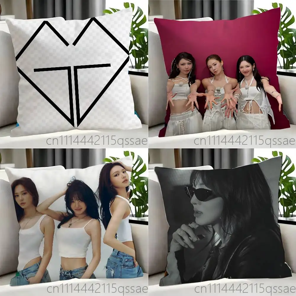 FOR Girls Generation Skibidi Pillow Case Square Bedroom Sofa Leisure Comfort Cushion Car Home Decoration