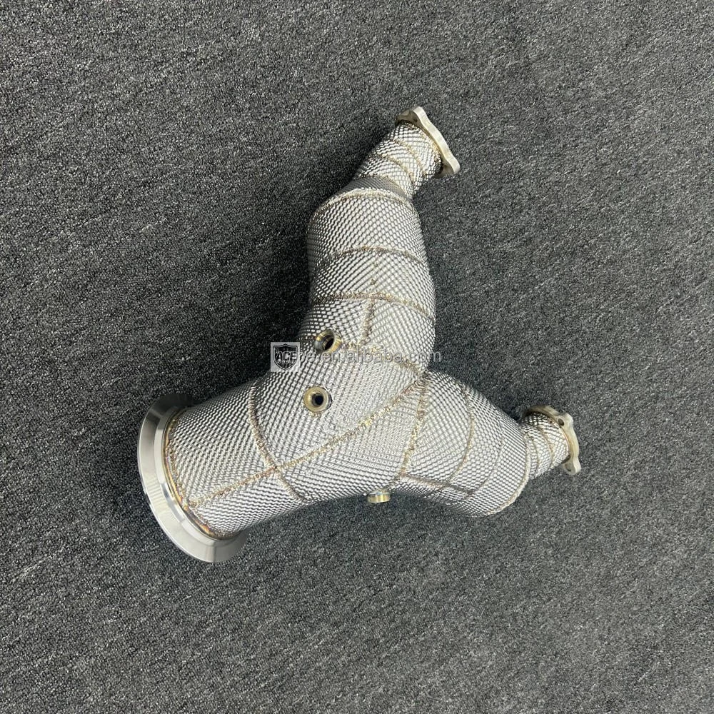 Hochleistungs-Abgaskatalysator mit hohem Durchfluss, SUS304-Rohr-Downpipe für AUDI S4 S5 B9.5 3.0T 2019-2023 – Detail 6