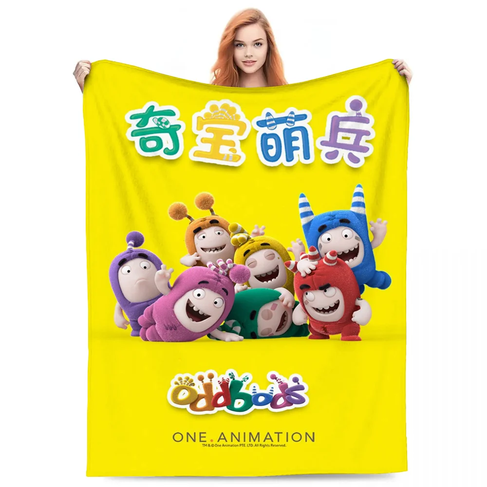 Флисовое одеяло Laumango Oddbodes, мягкое и нечеткае, идеально подходит для весны, лета