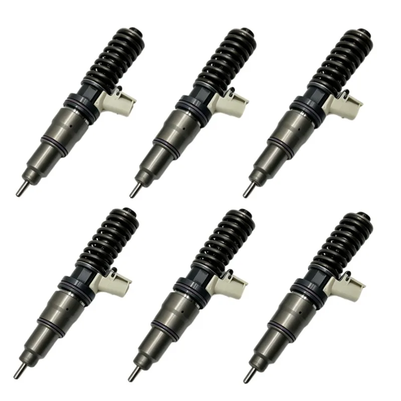 6PCS 21569191 BEBE4N01001 Fuel Injector for Volvo D11A D11B MD11 10.8L Engine FH9 FH10 FM4 FM11 FMX9 FMX10 NH16 Trucks B11R Bus