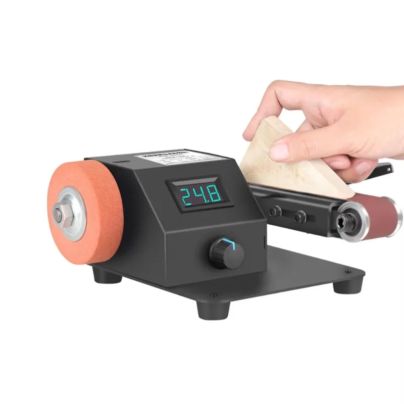 Household miniature sandbelt machine Electric polishing machine Sanding artifact Sandpaper belt sander
